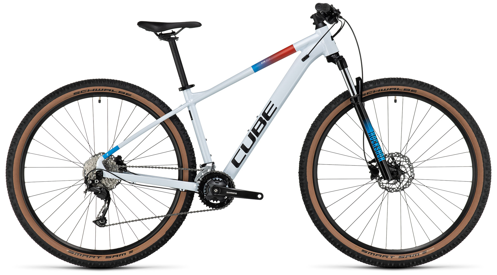 Cube Aim SLX white´n´blue´n´red