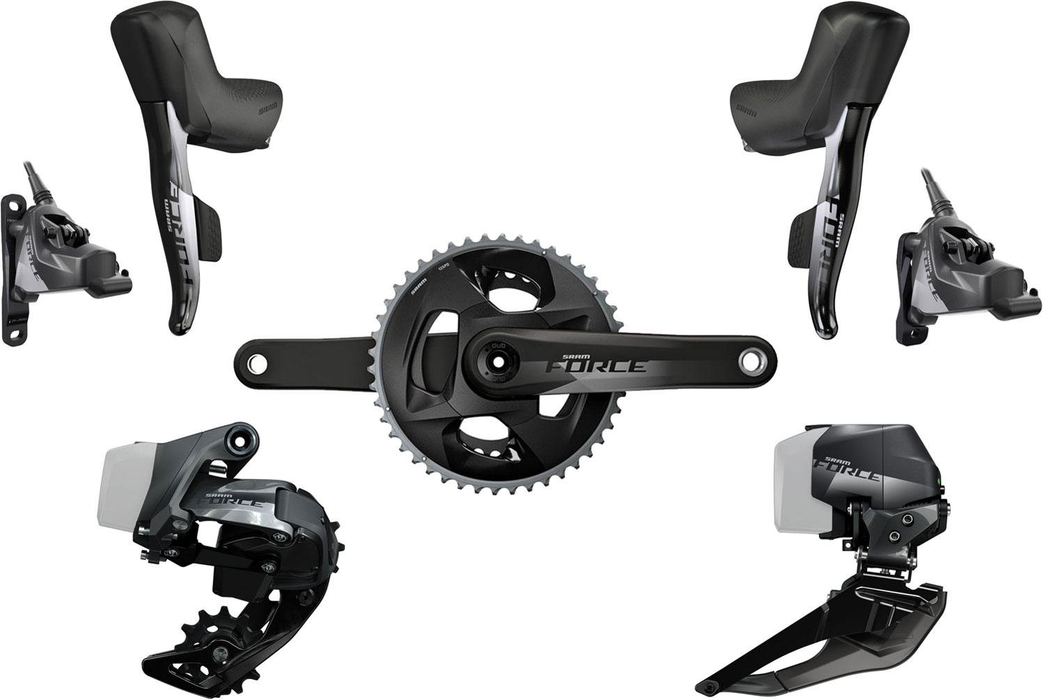 SRAM Force 46-33T Carbon AXS 12-fach Upgrade Kit