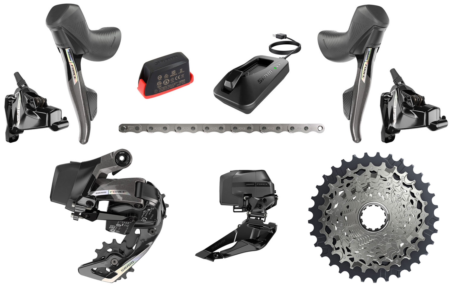SRAM Force D2 eTap® AXS 2x12-fach 10-36